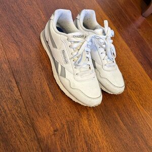 Reebok White Lace-Up Sneakers